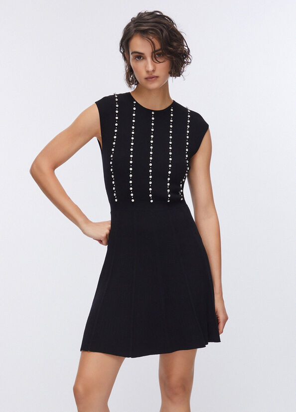 Abito corto in maglia