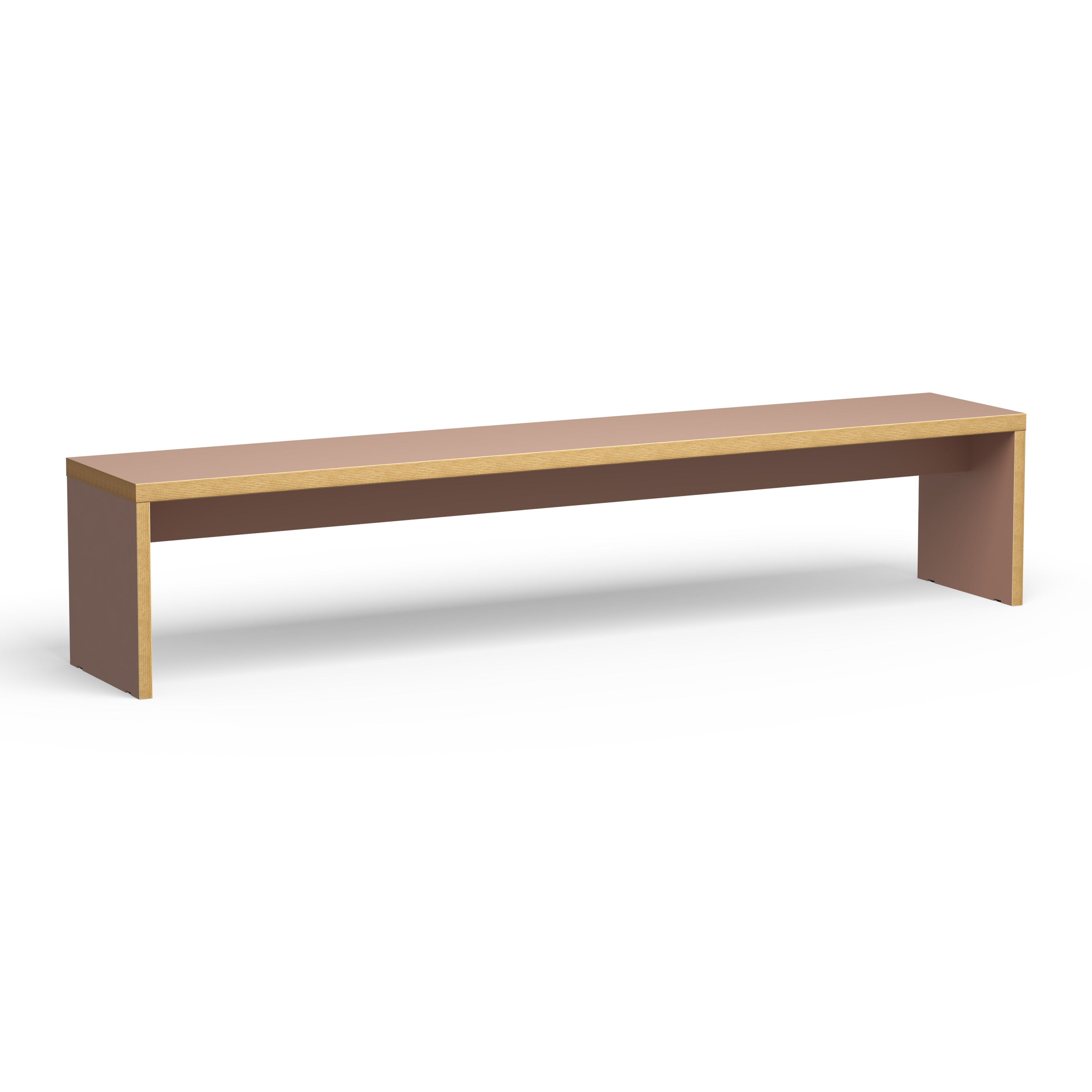 HKliving Bench Bankje B 220 cm - Clay