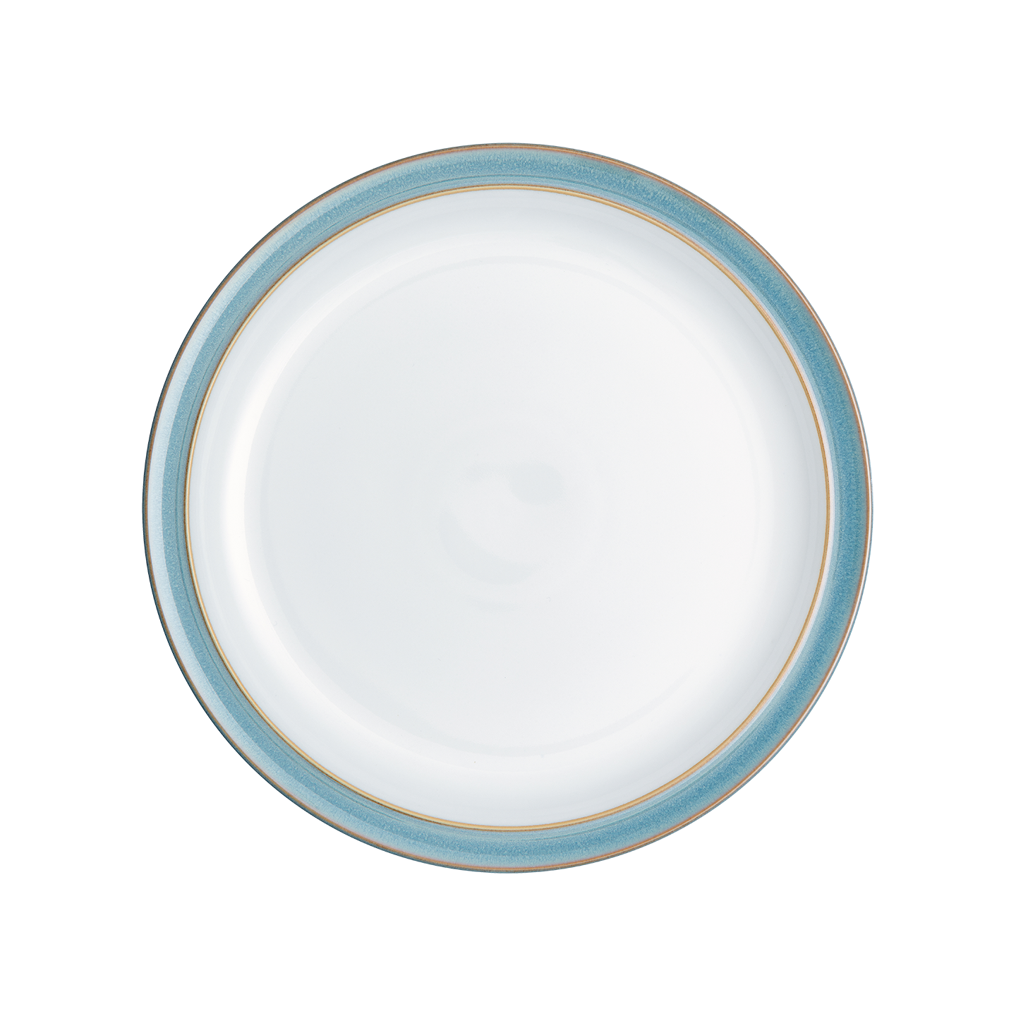 Azure Rimmed Dinner Plates - Set Of 4