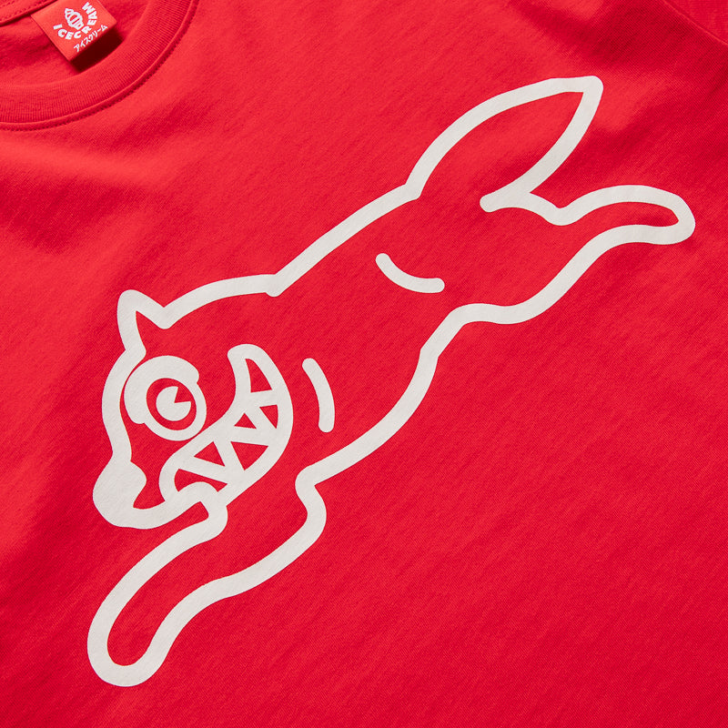 Ice Cream Stop Light Tee - Goji Berry