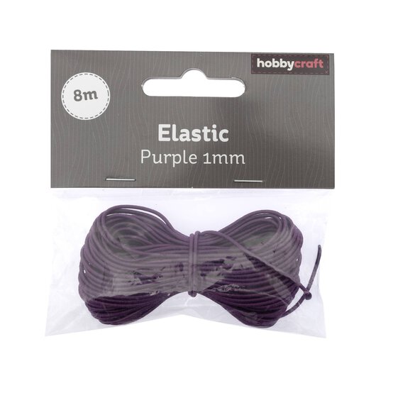 Purple Elastic 1mm x 8m