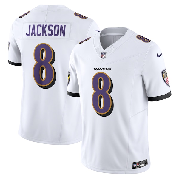 Lamar Jackson Baltimore Ravens Nike Vapor F.U.S.E. Limited Jersey - White/Black