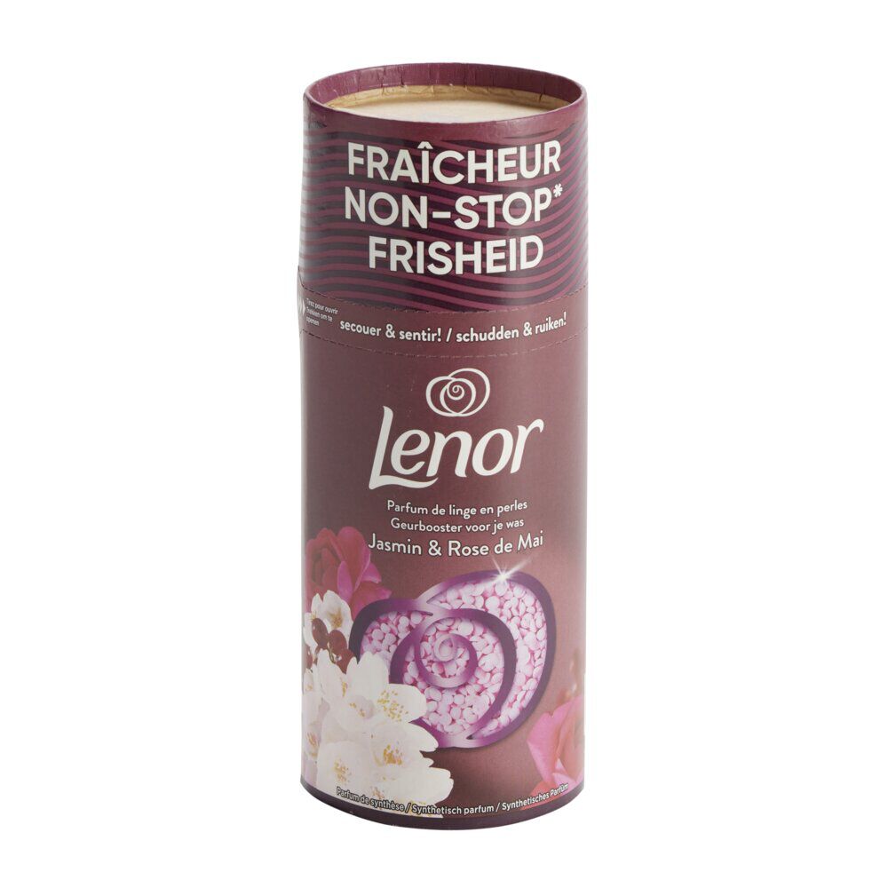 Adoucissant perles Lenor parfum de linge jasmin et rose de Mai 155gr