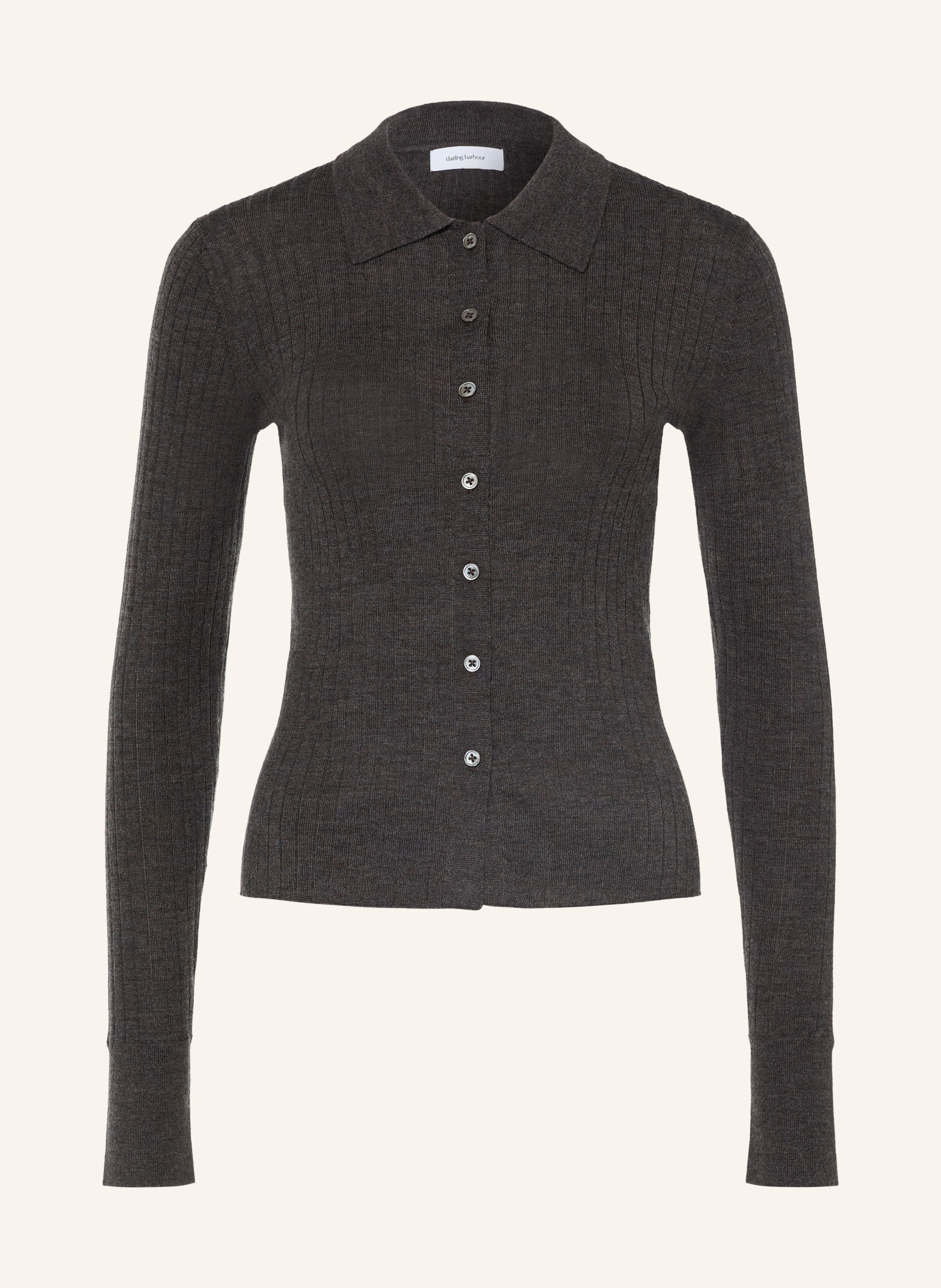 darling harbour Strickjacke aus Merinowolle