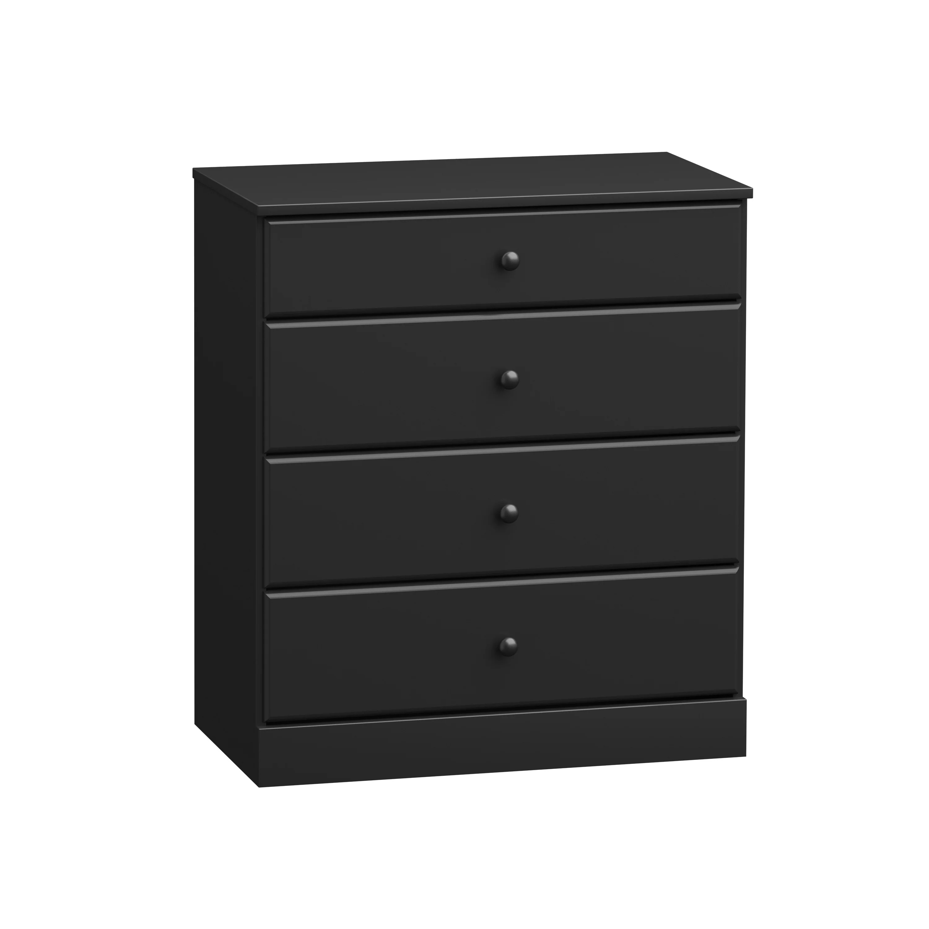 Prepac Astrid 4 Drawer Dresser for Bedroom, Chest of Drawers, Bedroom Furniture, Clothes Storage and Organizer