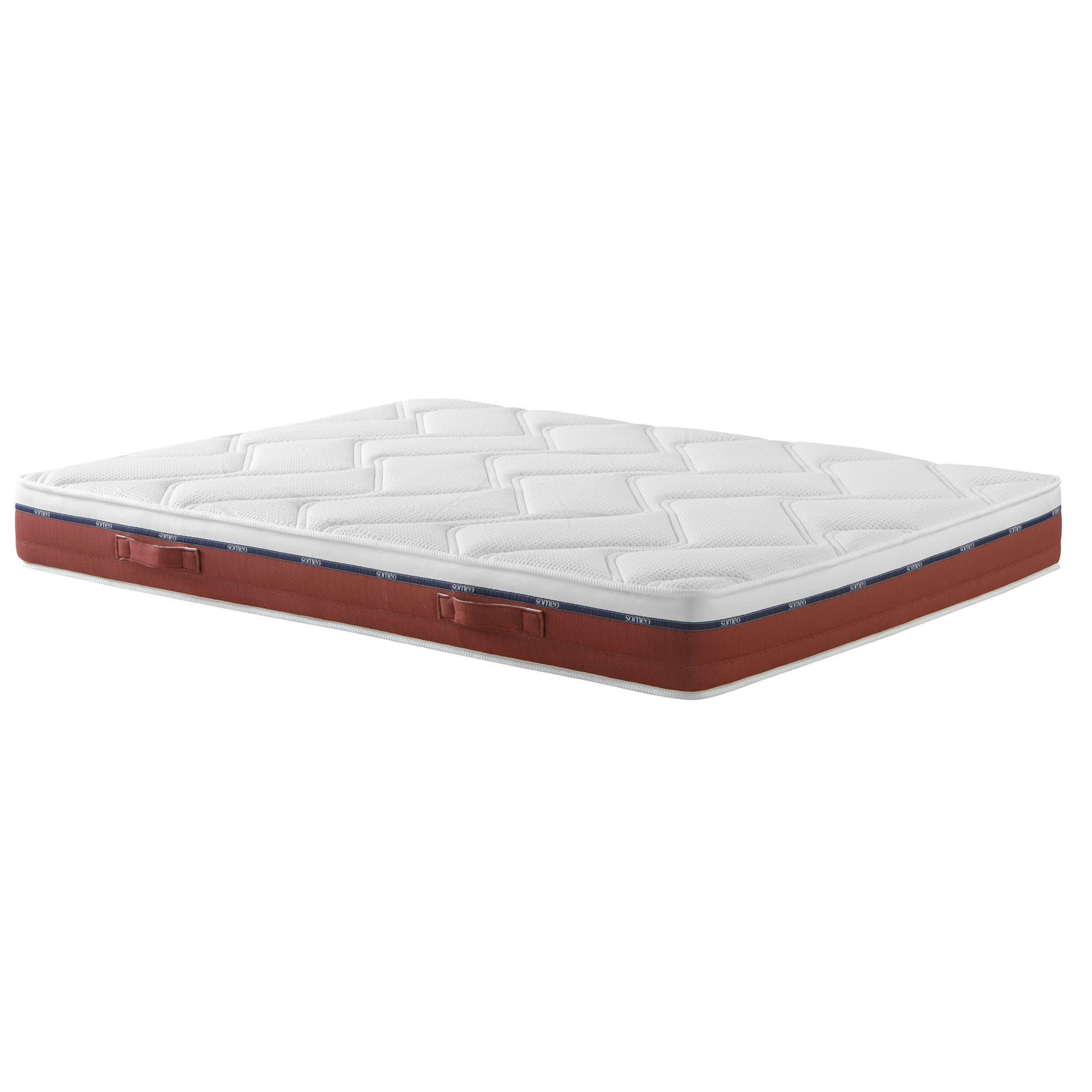 CREPUSCULE 600 - Ensemble matelas 100% latex, sommier et pieds 140x200