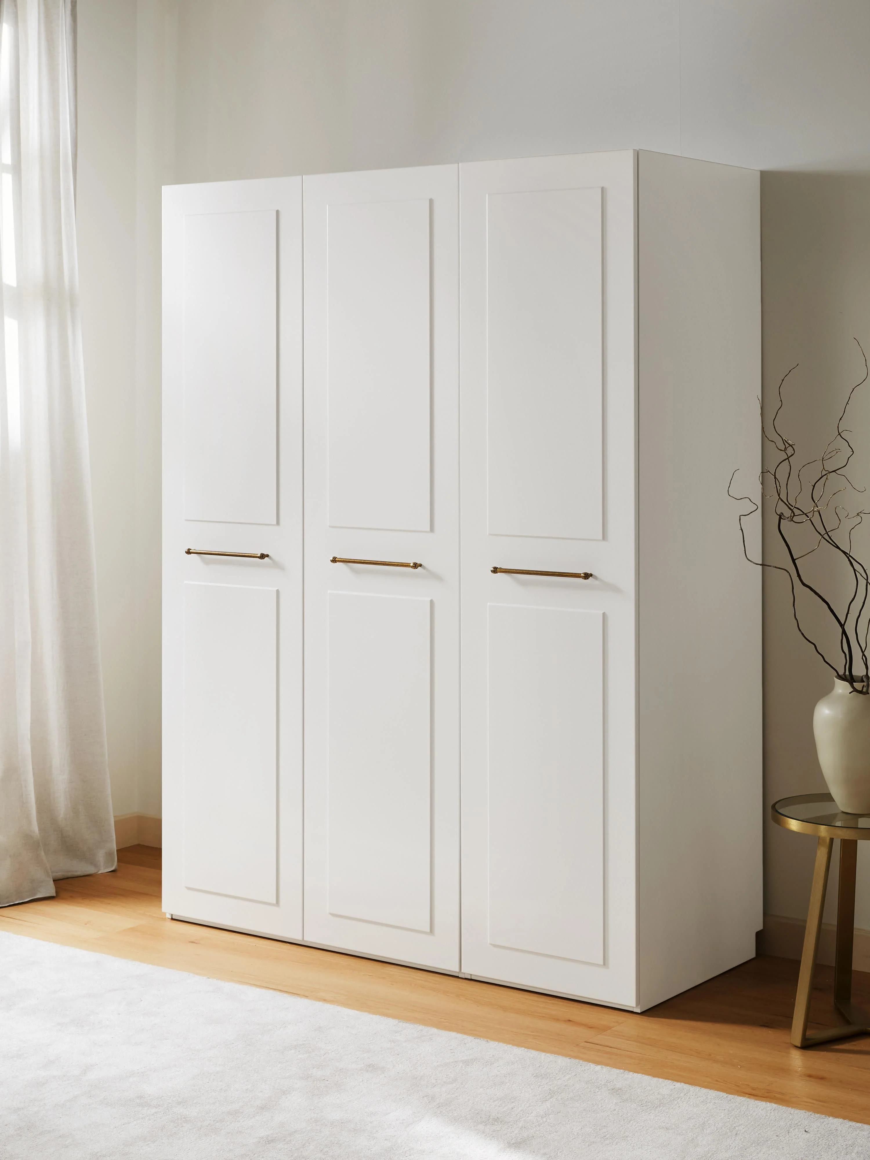 Modularer Drehtürenschrank Charlotte, 150 cm Breite, in verschiedenen Größen