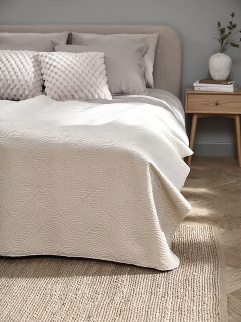 Sengetæppe GLORIOSA 160x220 beige