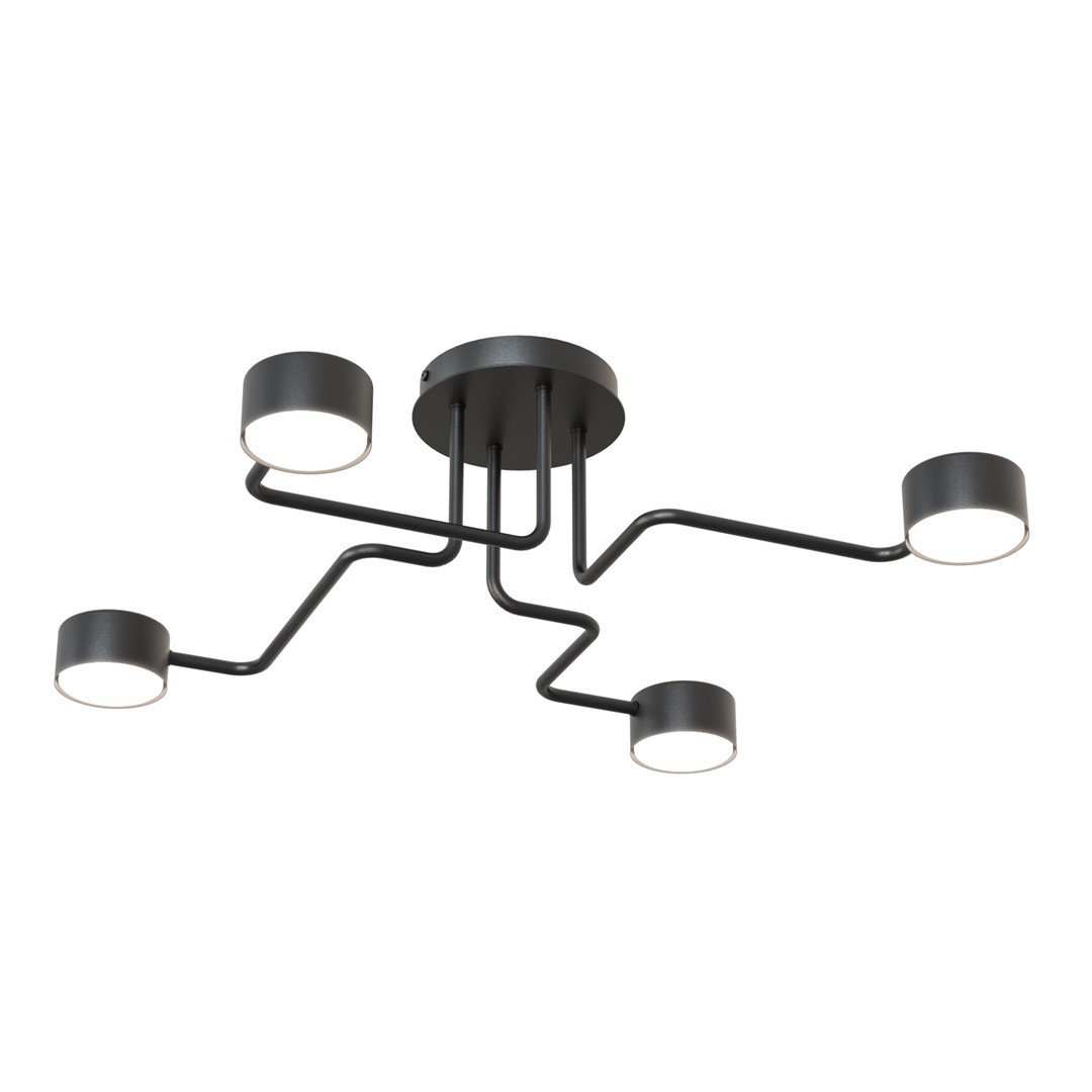 Lampa Sufitowa Lampa Wisząca Kurage 4 Bl