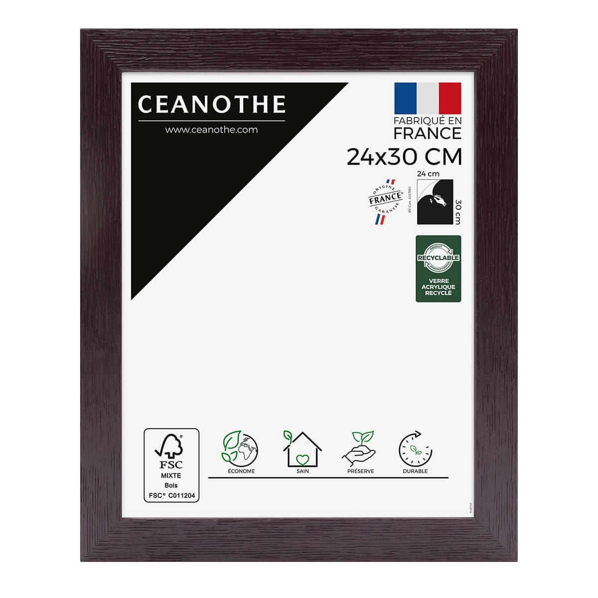 TUTTI FRUTTI - Cadre photo figue 24x30 cm bois reconstitué fsc