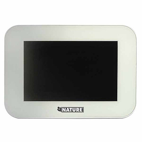 Nature Station météo numérique H 12,5x17,5x2,5 cm blanc Nature
