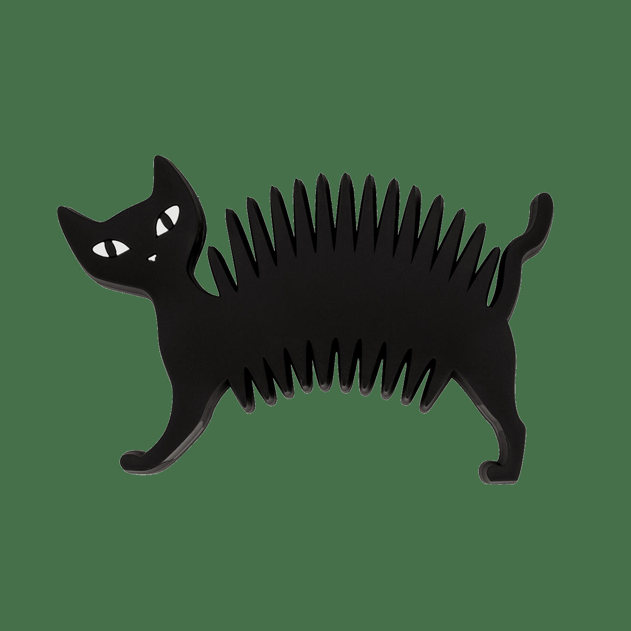 SOAPYCAT - Porte savon chat noir