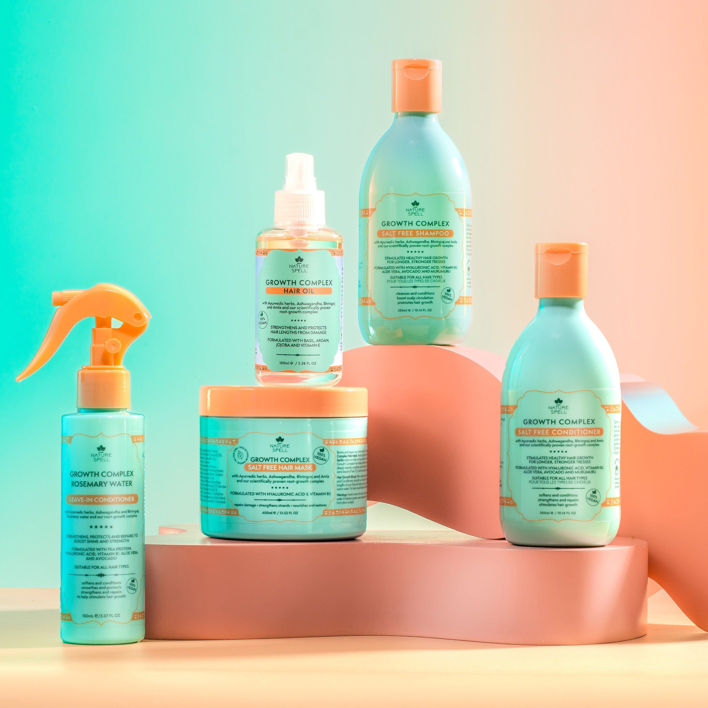 Nature Spell Growth Complex Hair Growth Set