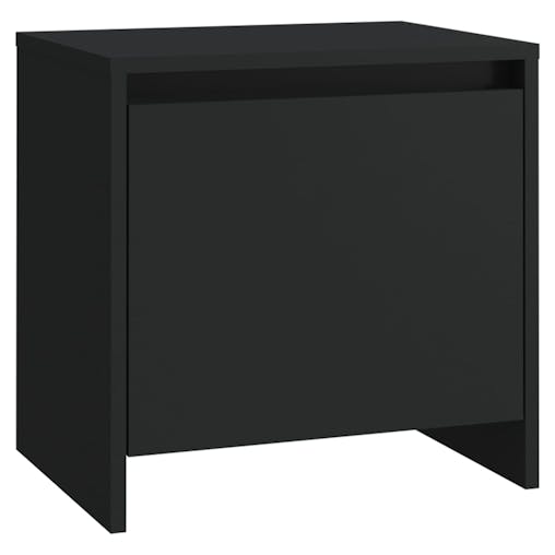NNEVL Bedside Cabinets 2 pcs Black 45x34x44.5 cm Chipboard