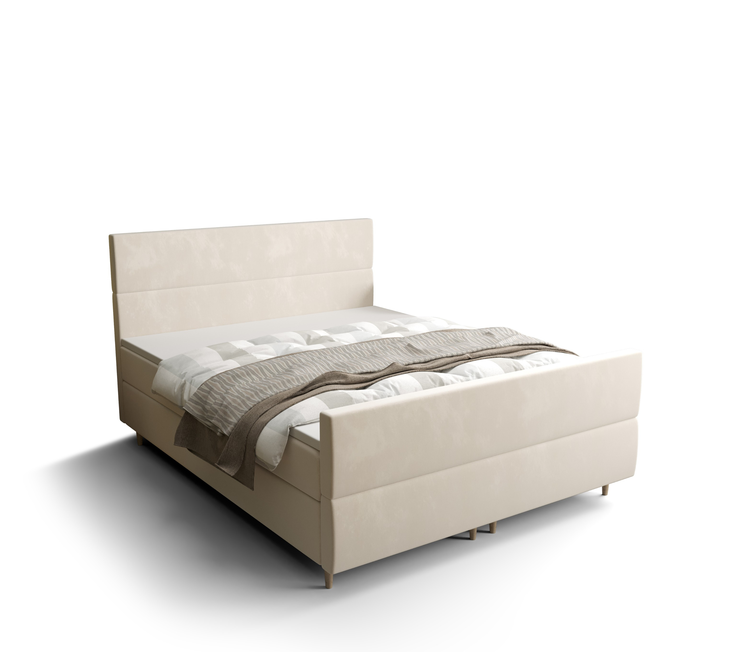 Łóżko kontynentalne LENO PLUS - 200x200 Itaka 16