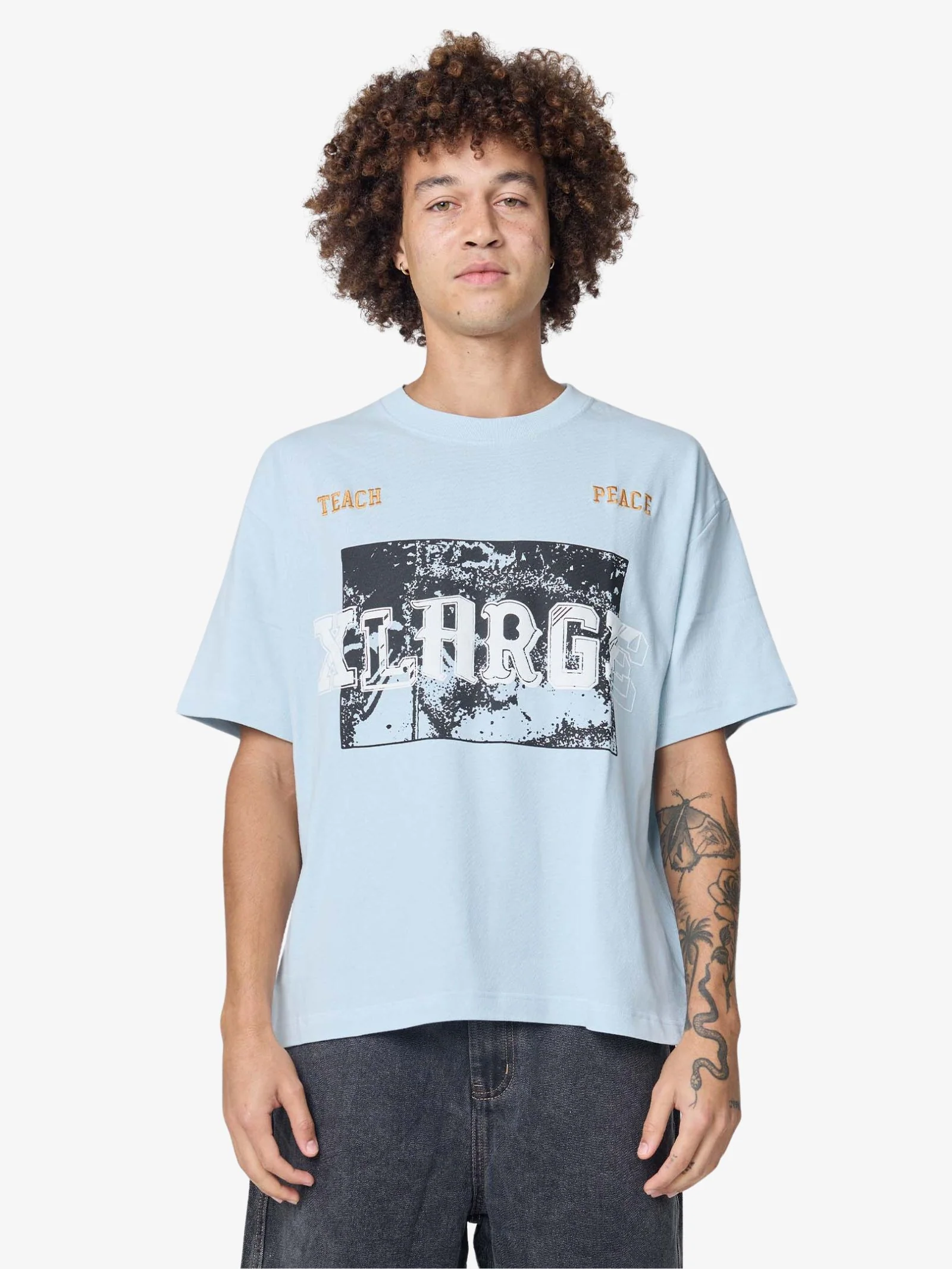Teach Peace Gorilla Fit Tee