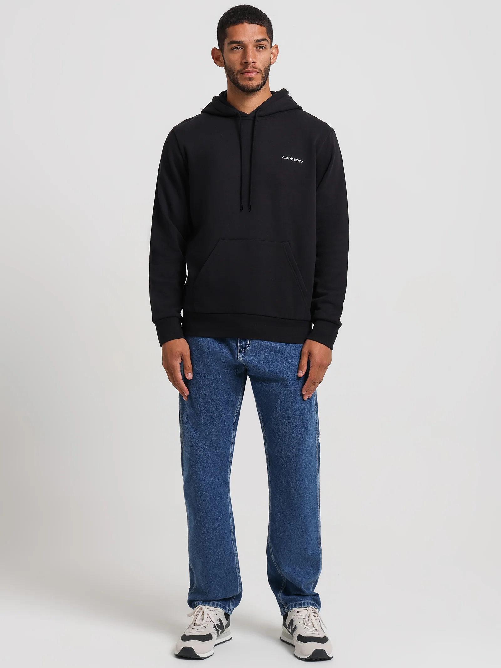 Script Embroidery Hoodie
