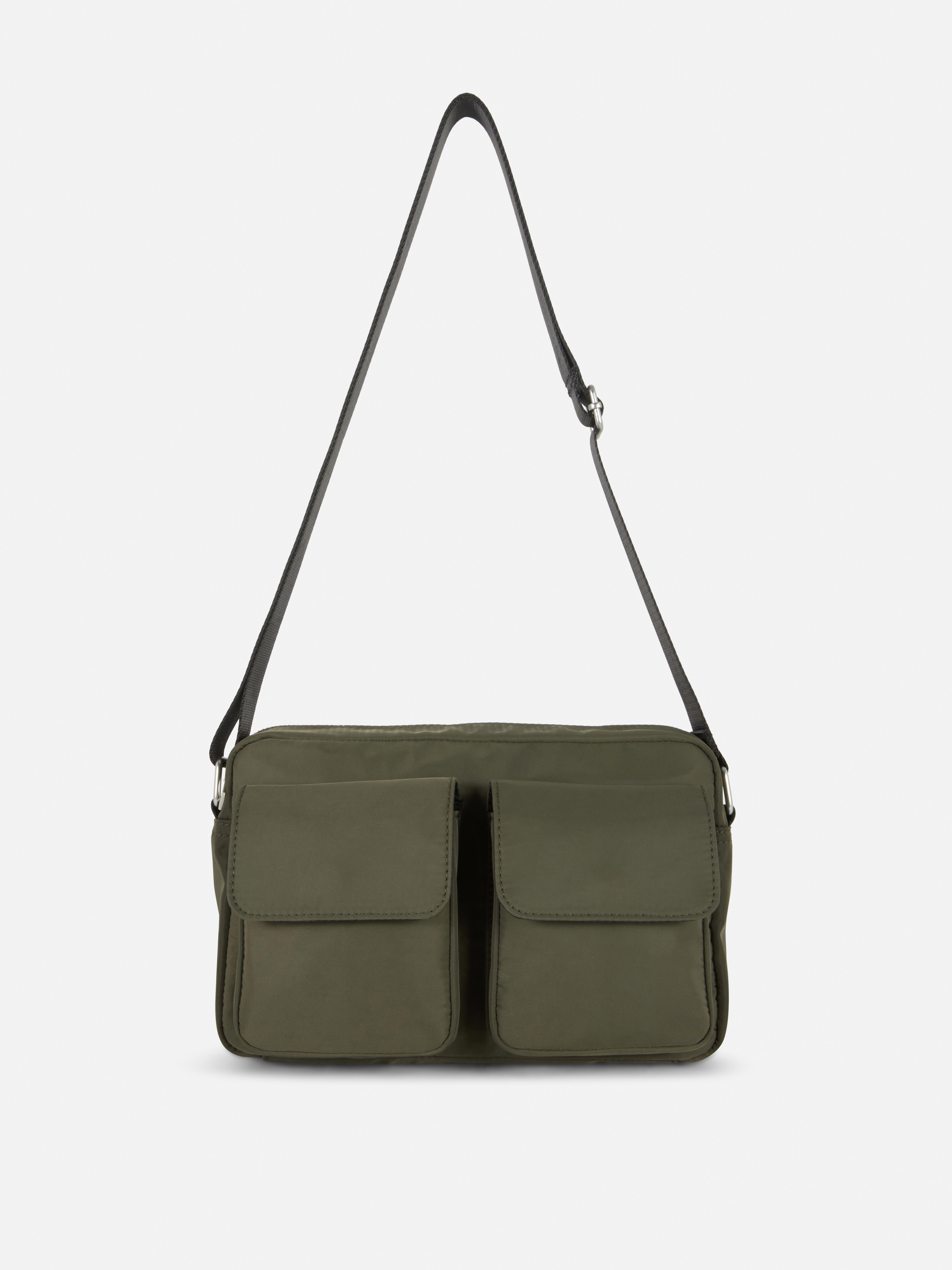 Zip-Up Shoulder Bag