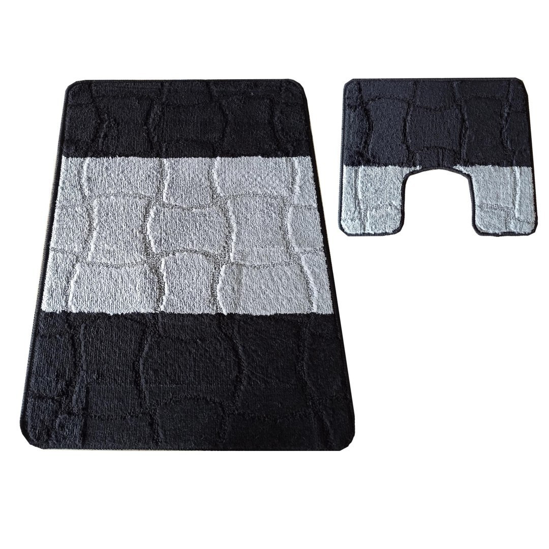 Komplet łazienkowy montana z wycięciem sariyer black komplet