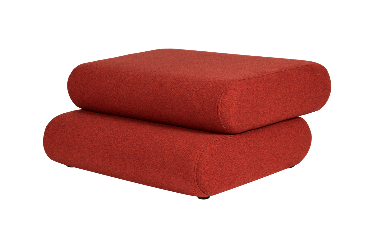 noo.ma TASO Poef - Poppy Red