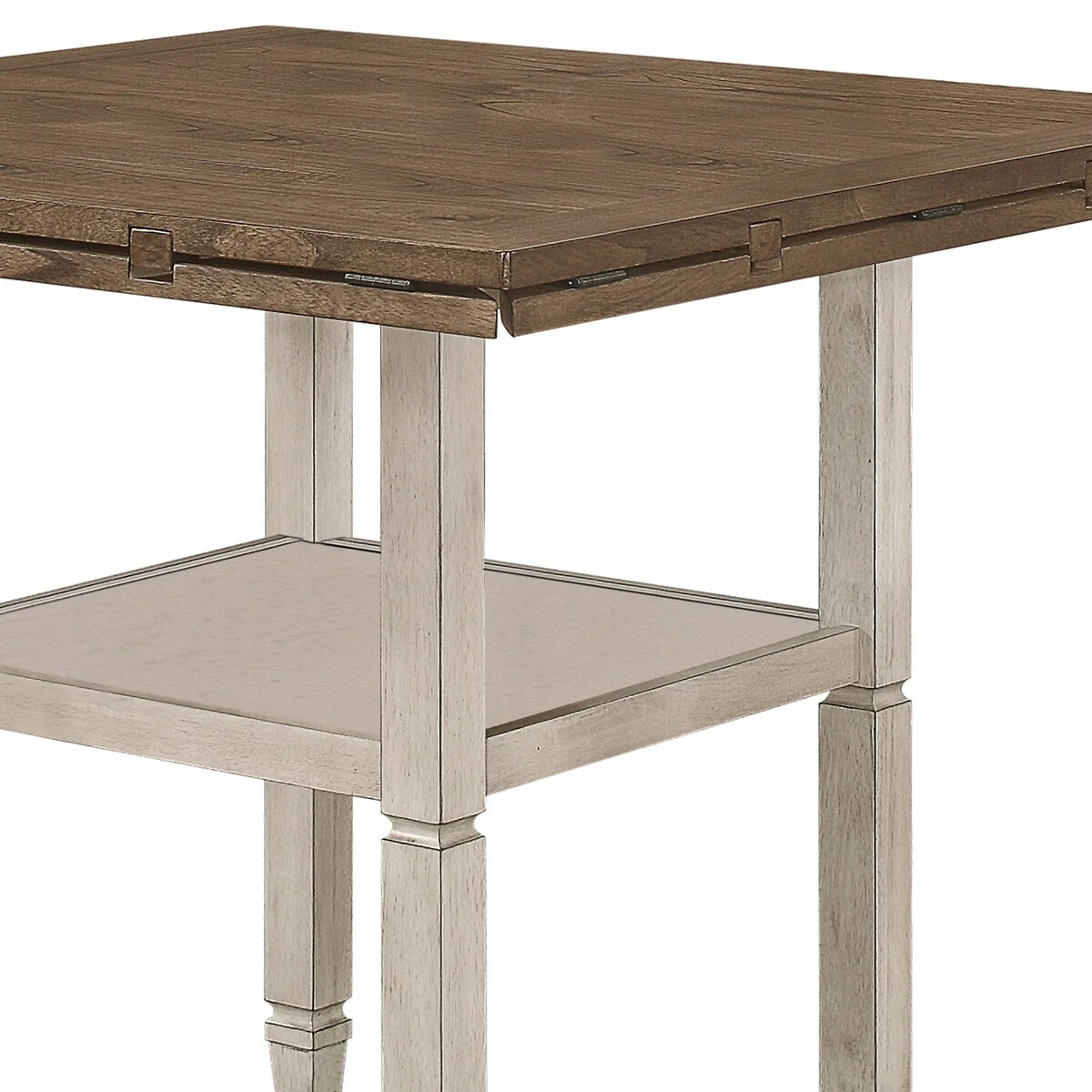 Singer Counter Height Table With Shelf Storage