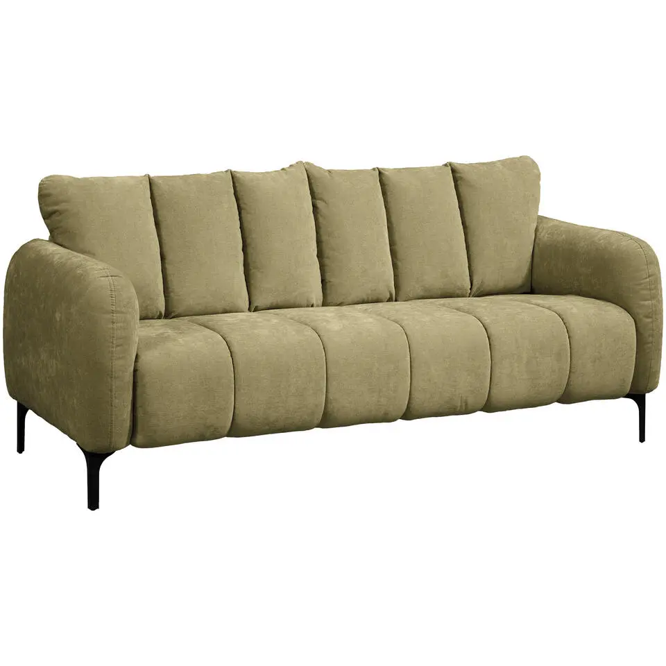 Bank Esmee 3-zits - stof Maloy - groen