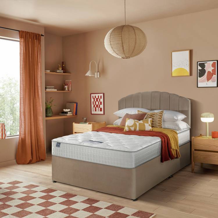 Silentnight Middleton Single Divan Bed - Mink