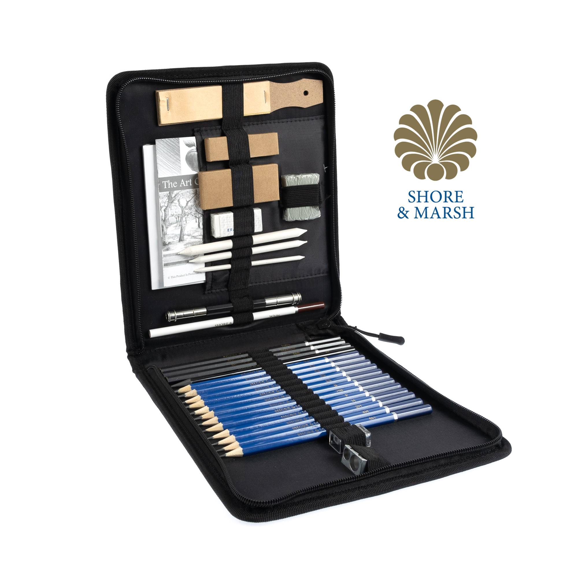 Shore & Marsh Travel Sketching Set 35 Pieces