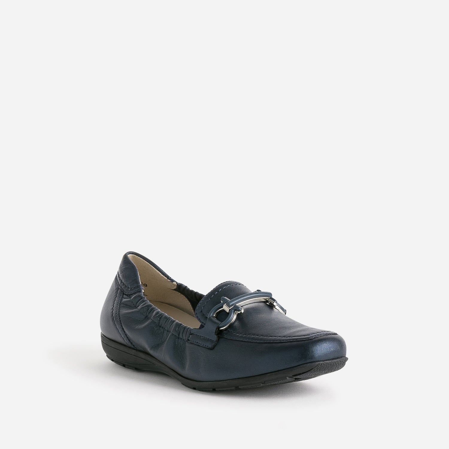 Mocassin CAPRICE bleu marine cuir nacré