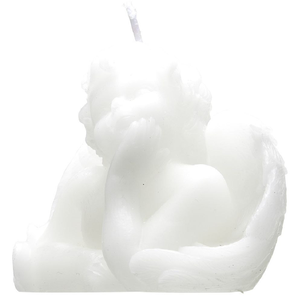 Bougie forme buste d'ange