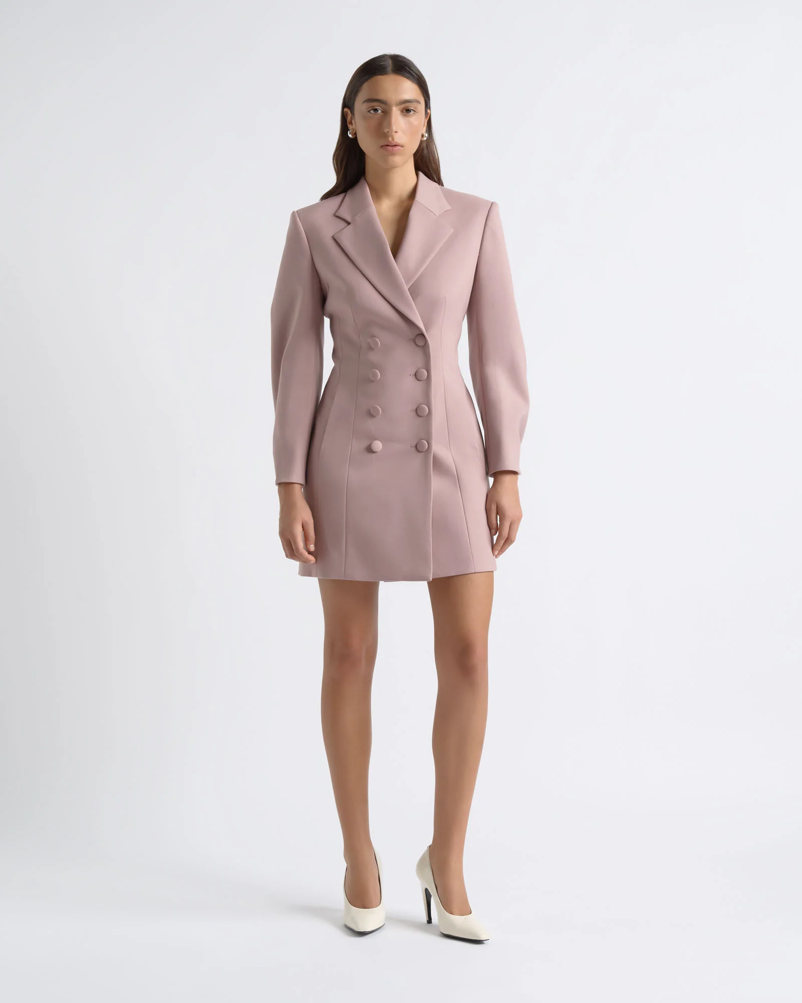 Double Breasted Blazer Dress