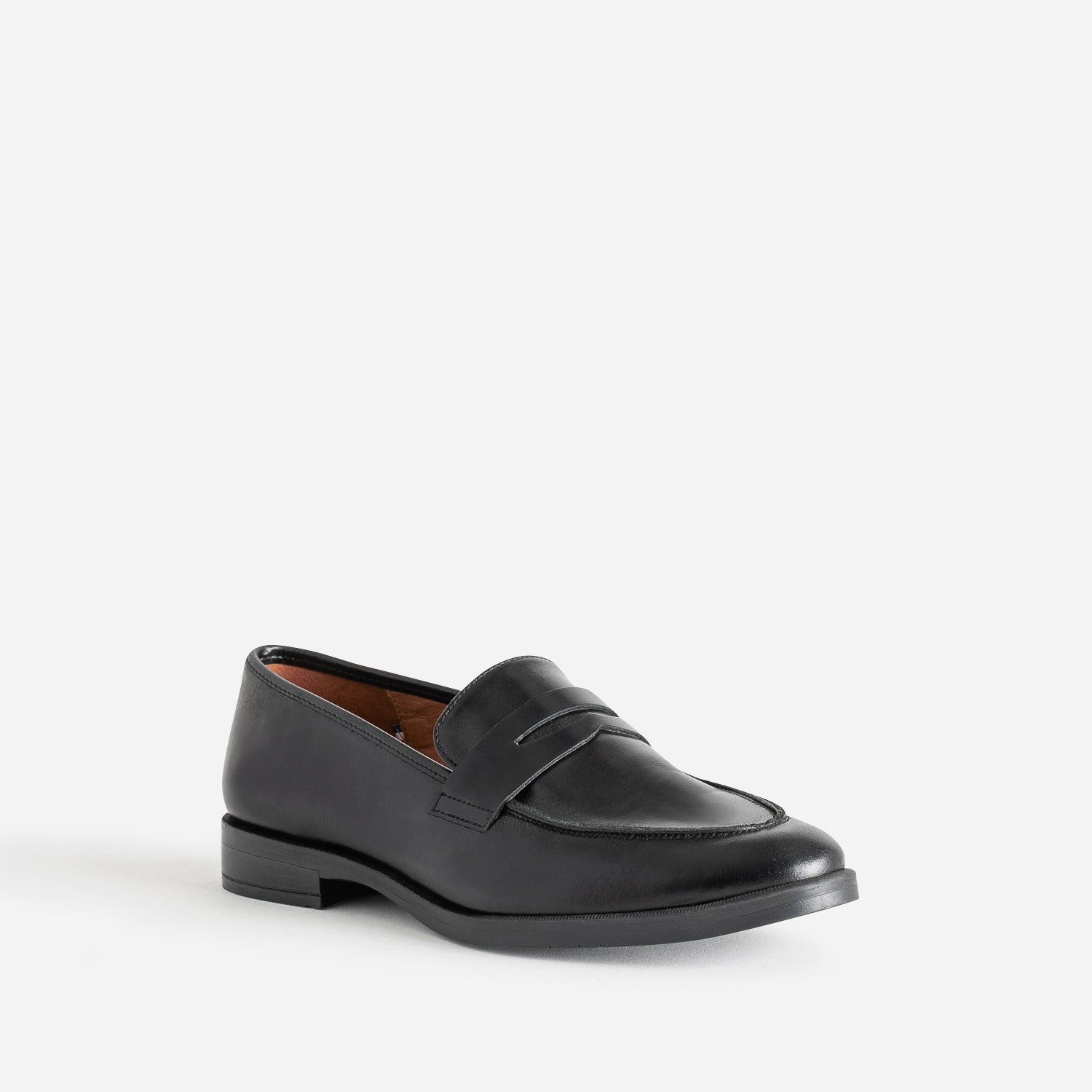 Mocassin ERAM FLEX noir en cuir