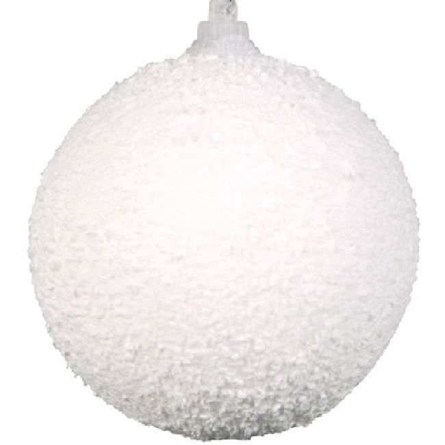 Boule de No&euml;l imitation neige X3