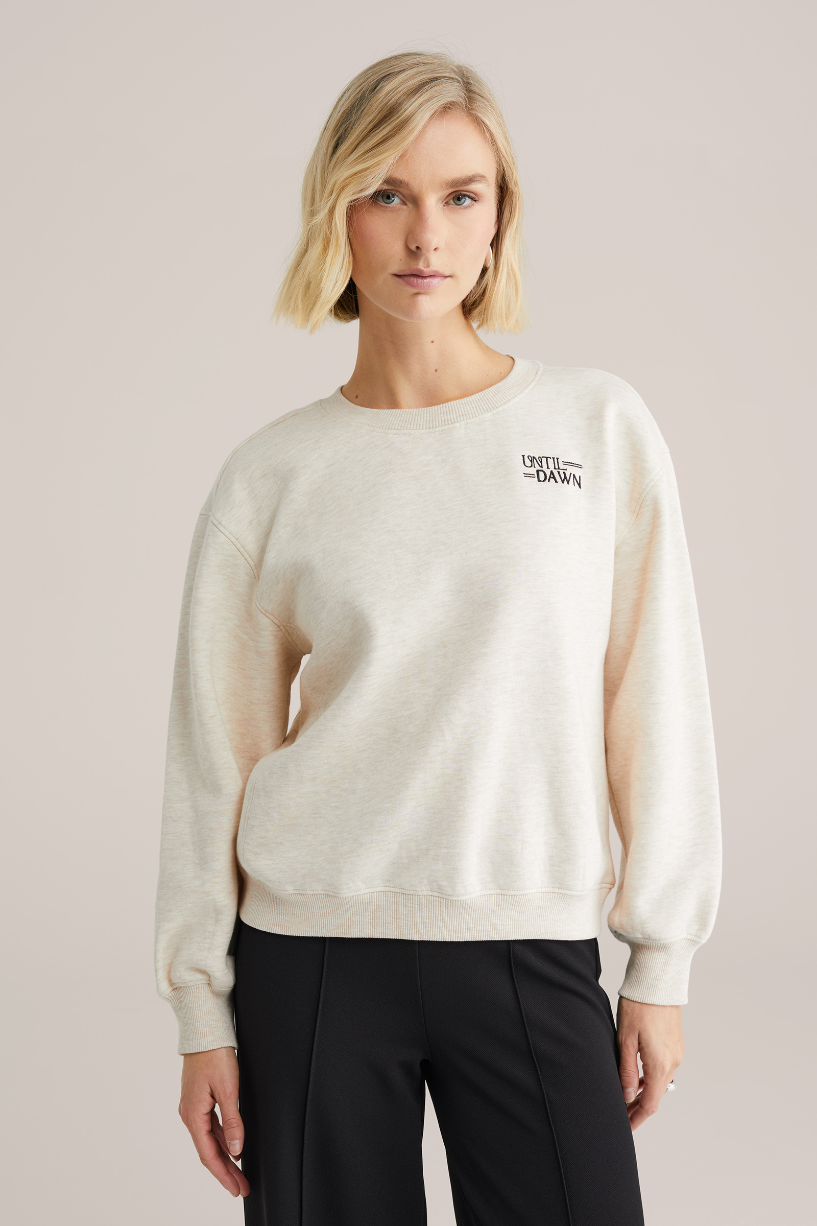 Dames sweater met embroideries