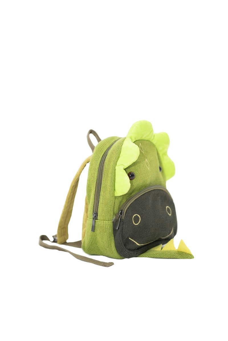 MOCHILAS - Sac à dos 100% coton dragon vert