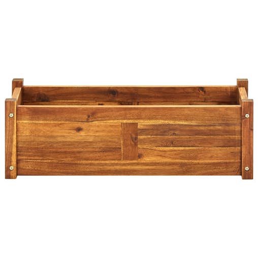 NNEVL Garden Raised Bed Acacia Wood 76x27.6x25 cm
