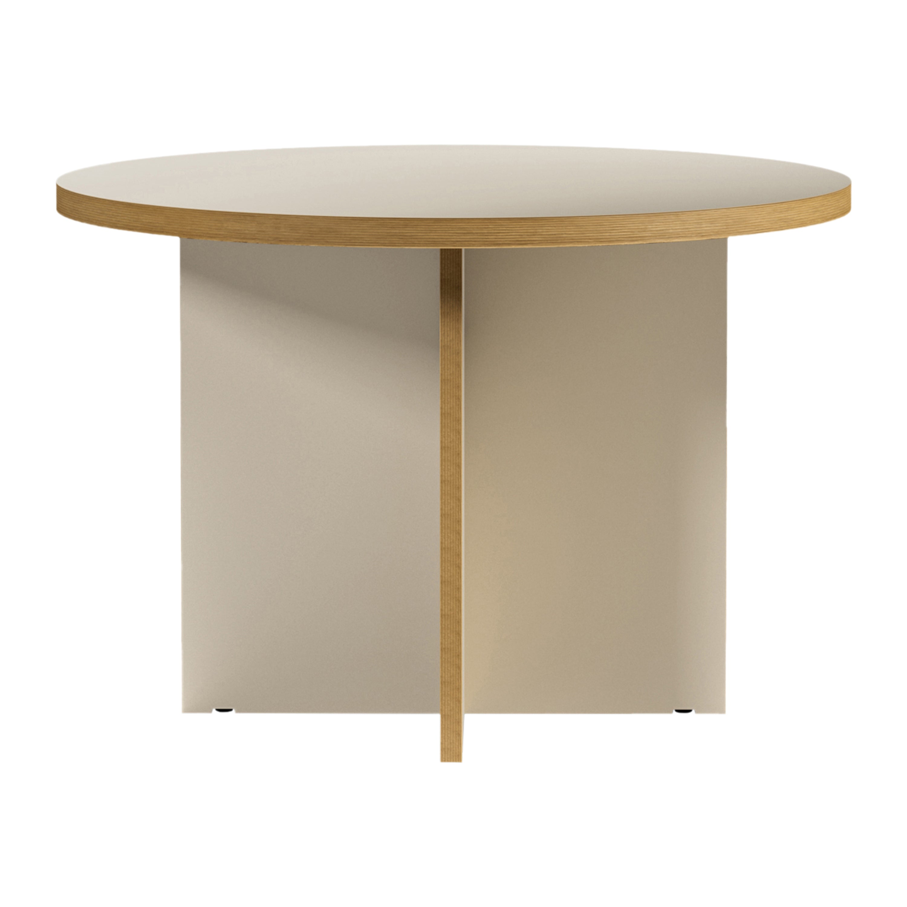 HKliving Dining Table Eettafel - Ø 110 cm - Cream