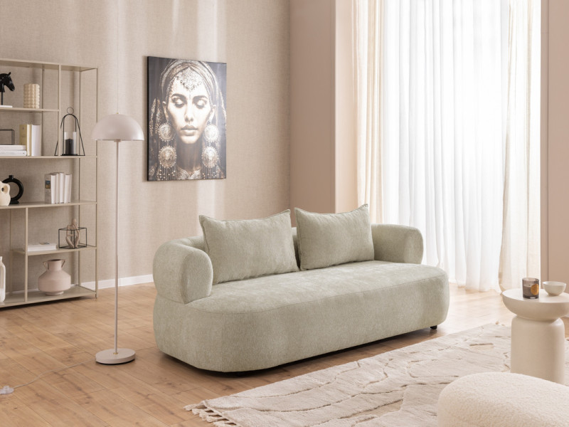 Ropez Ferro sofa 3 osobowa bez funkcji tkanina szenil Toro 25 beżowy