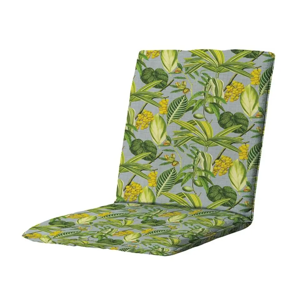 Madison - Stapelstoelkussen La grave grey - Ca. 97x49 cm - Set van 4