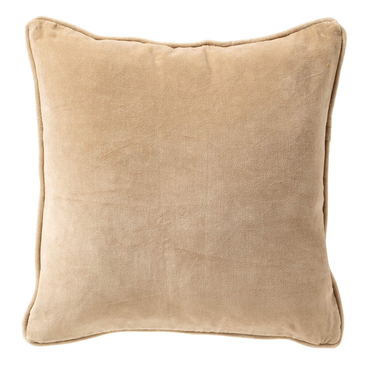 CARINA - sierkussen 45x45 cm - 100% katoen - Pumice Stone - beige