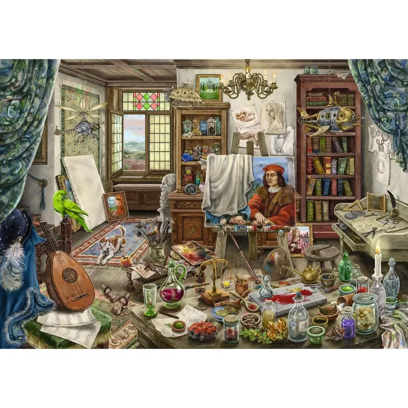 Puzzle Das Künstleratelier