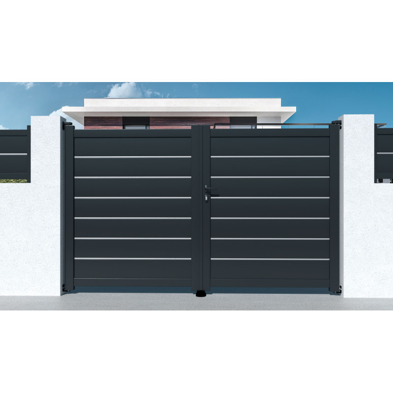 Portail battant Liguria 350 x 171 cm