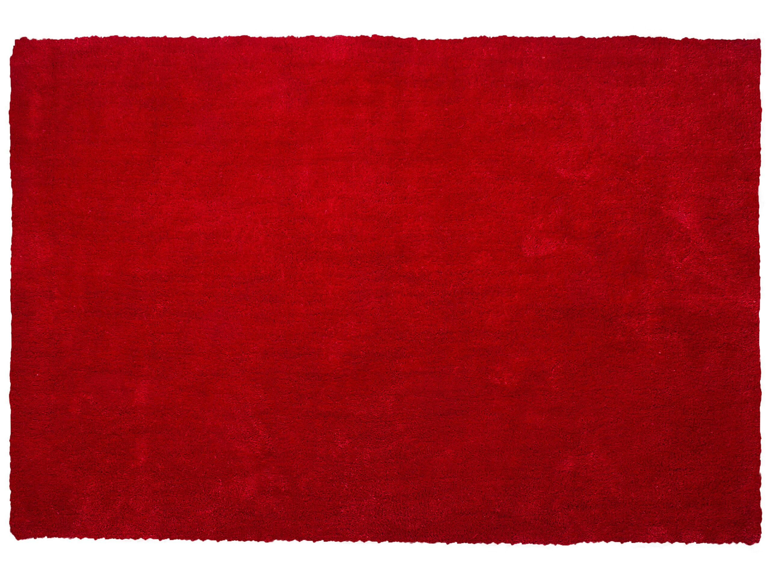 DEMRE - Tapis en tissu rouge 230x160cm
