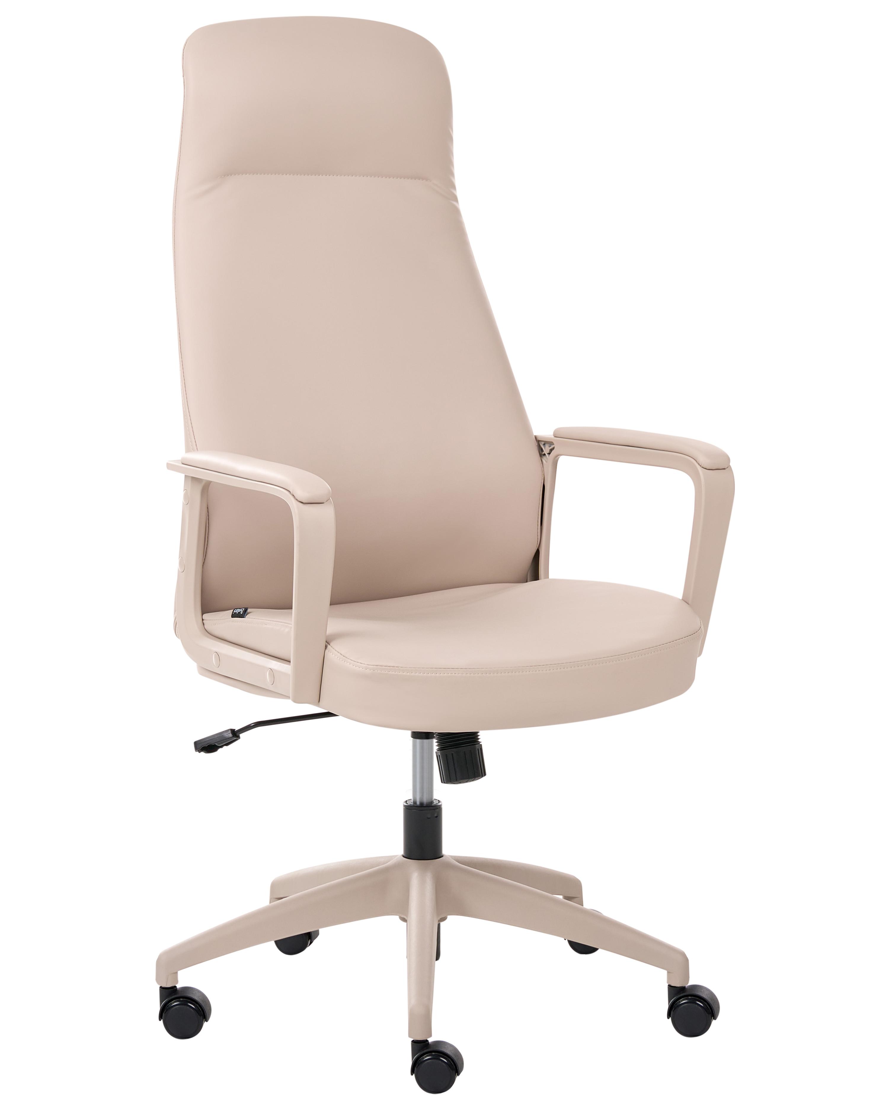 Executive Chair ARDOUR Faux Leather Beige