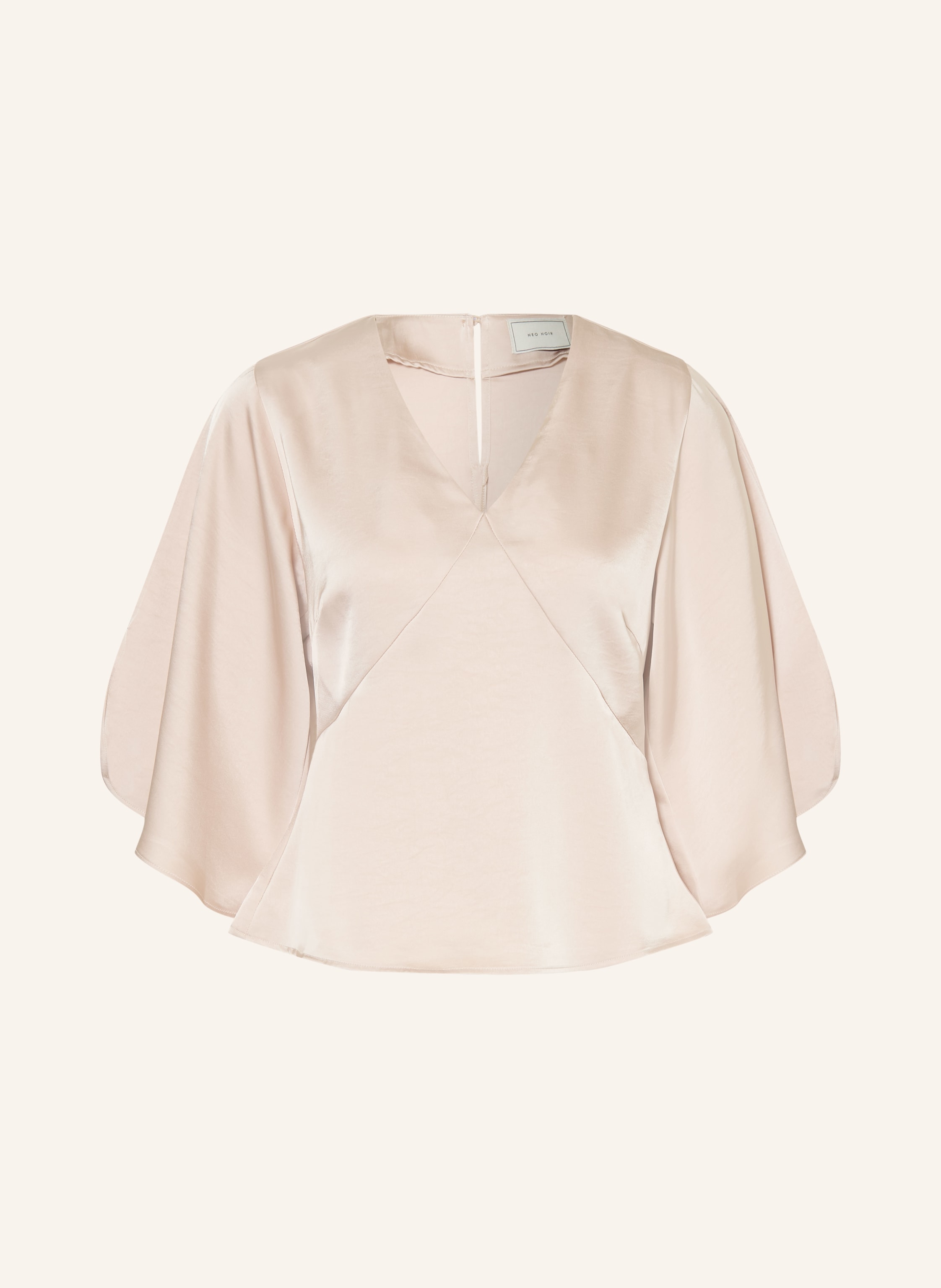 NEO NOIR Blusenshirt REMANA mit 3/4-Arm aus Satin