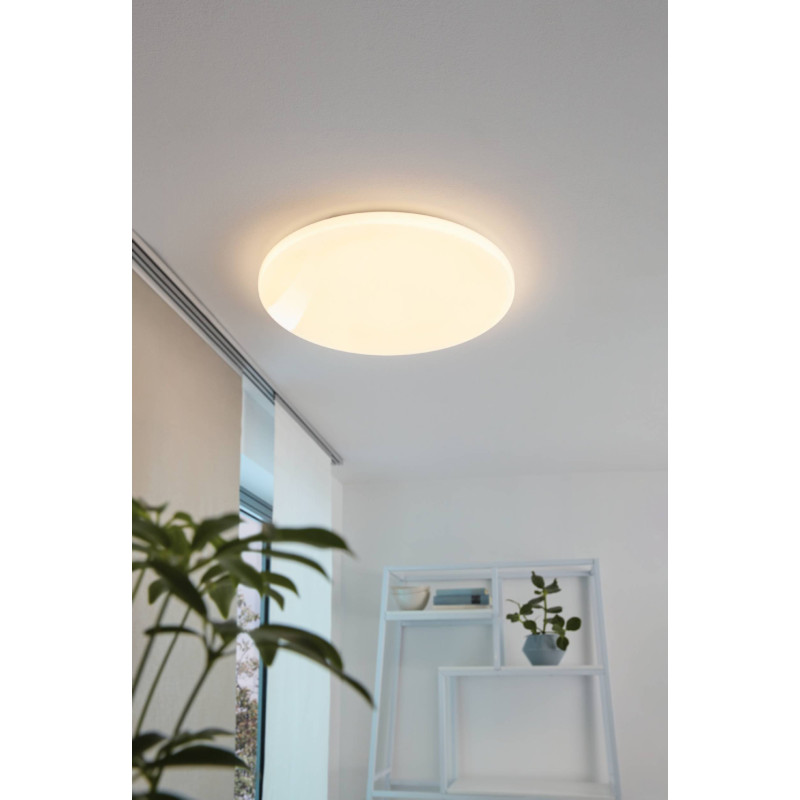 Plafonnier LED Frania blanc Ø 55 cm 50 W EGLO