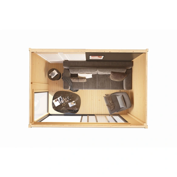 Gartenhaus »Austin«, BxHxT: 379, 6 x 239, 4 x 259, 6 cm, (Außenmaß inkl. Dachüberstand)