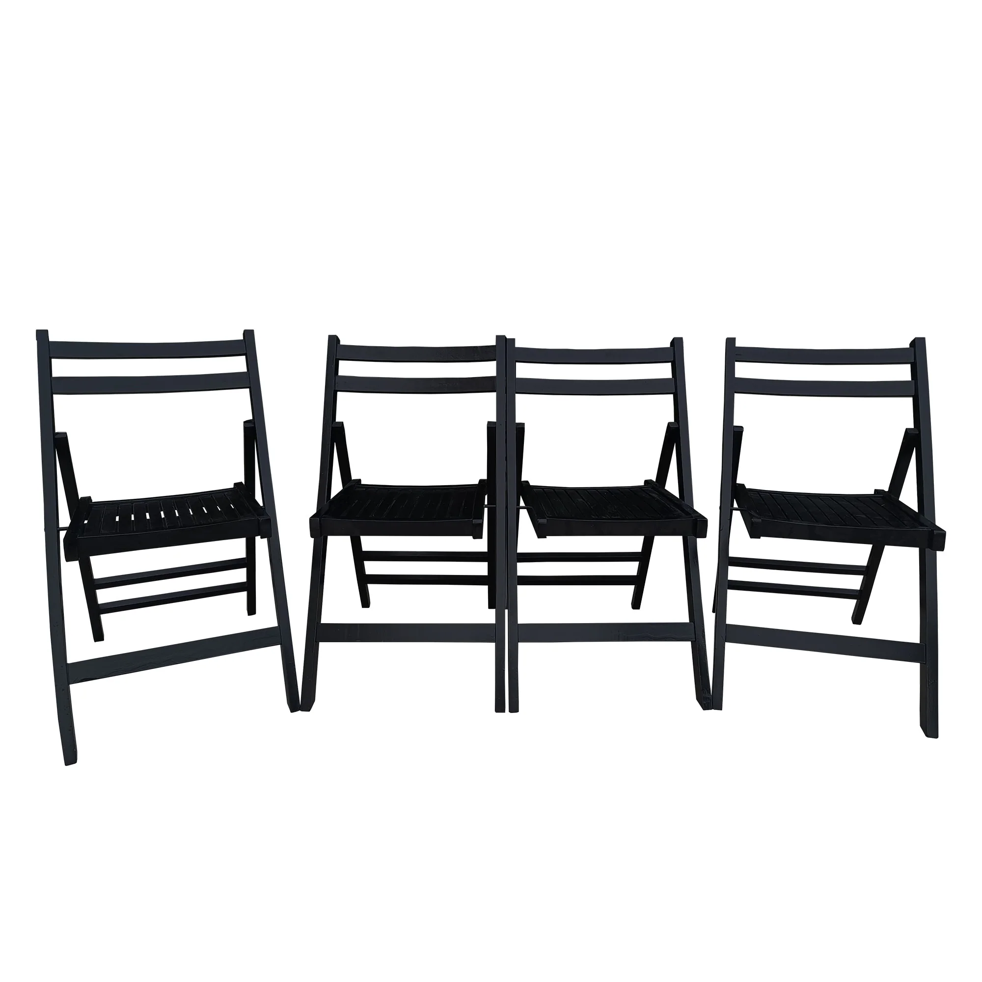 Furniture Slatted Wood Folding Special Event Chair