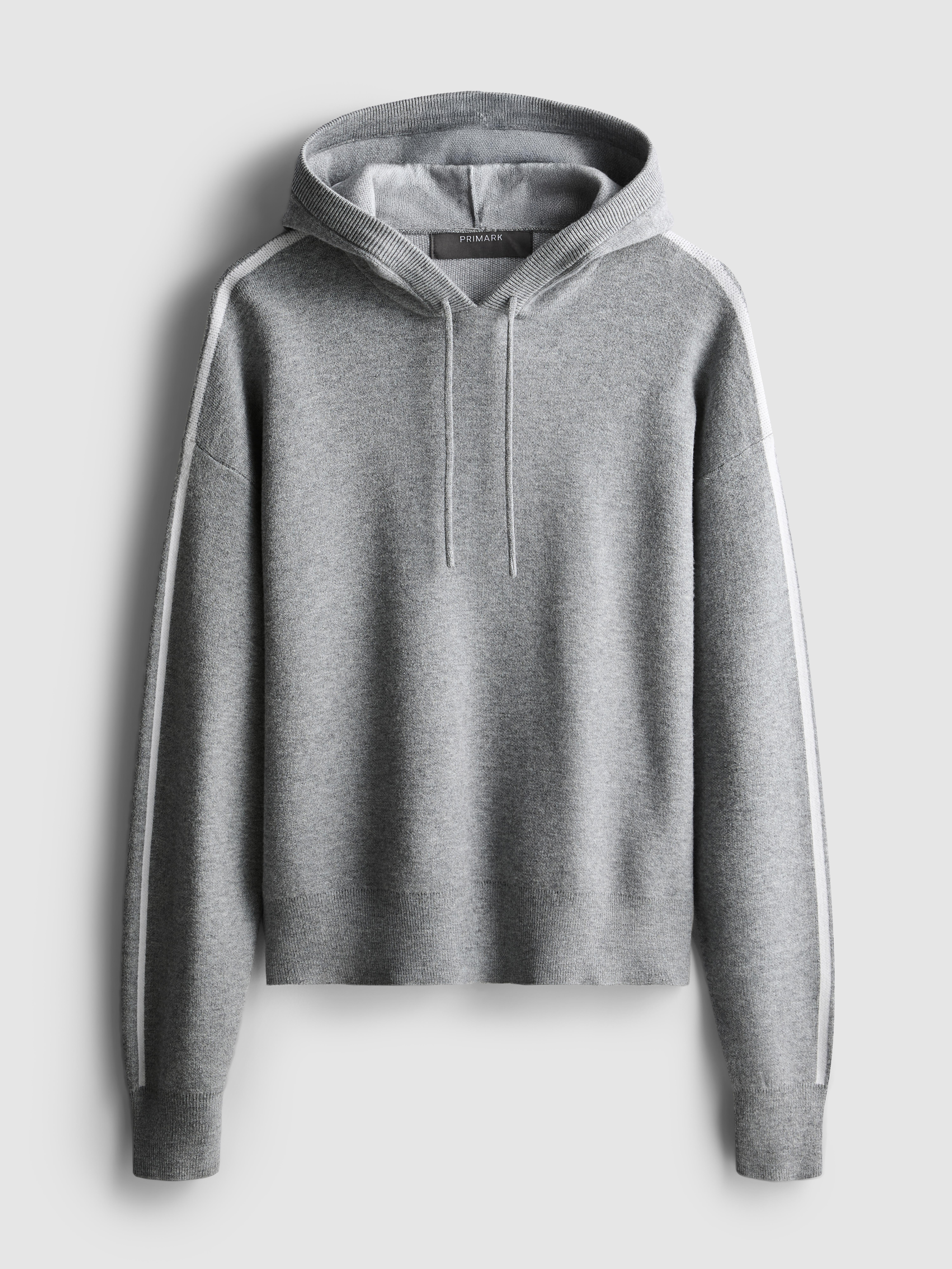 Side Stripe Drawstring Hoodie