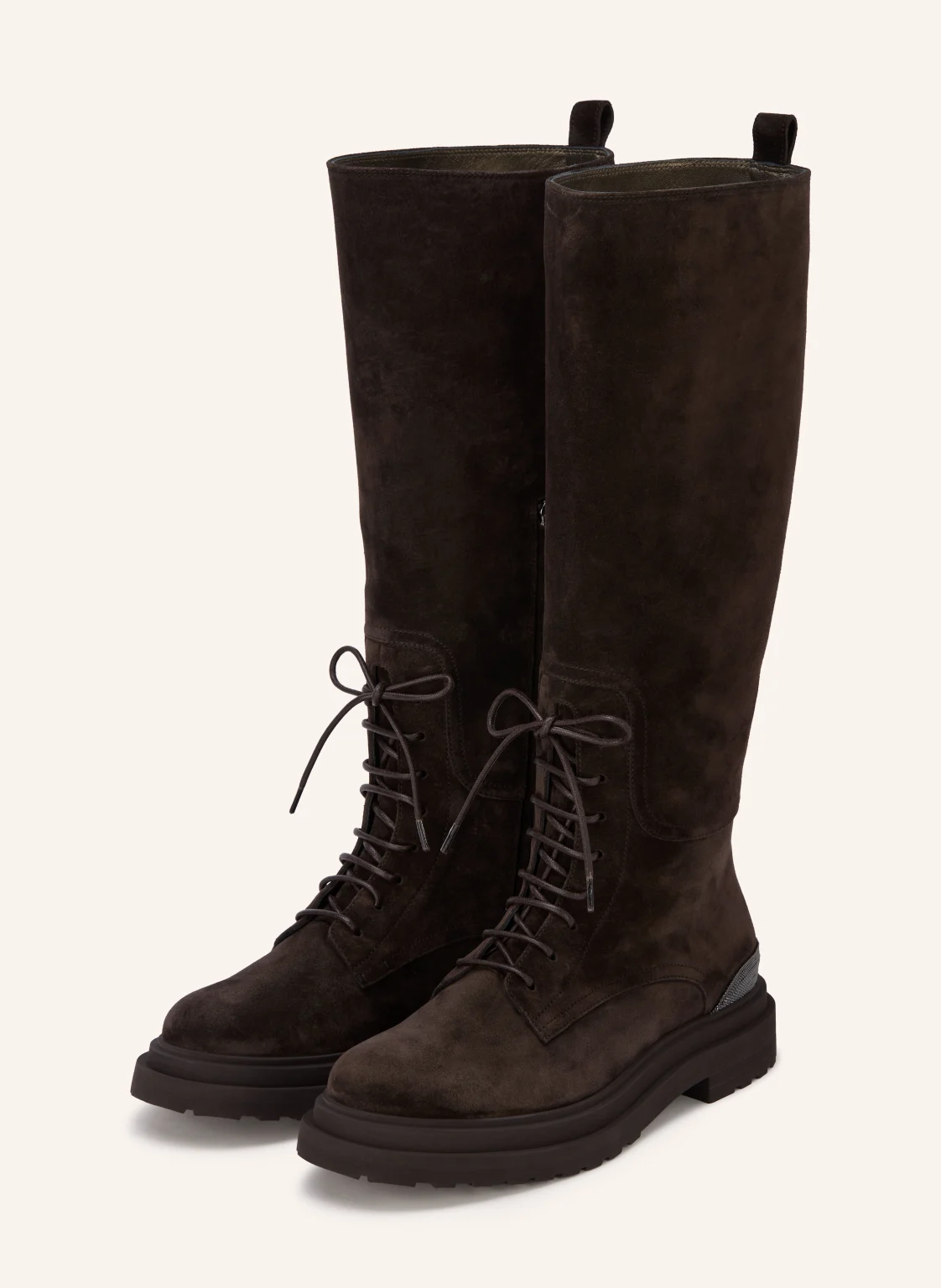 BRUNELLO CUCINELLI Stiefel mit Schmuckperlen